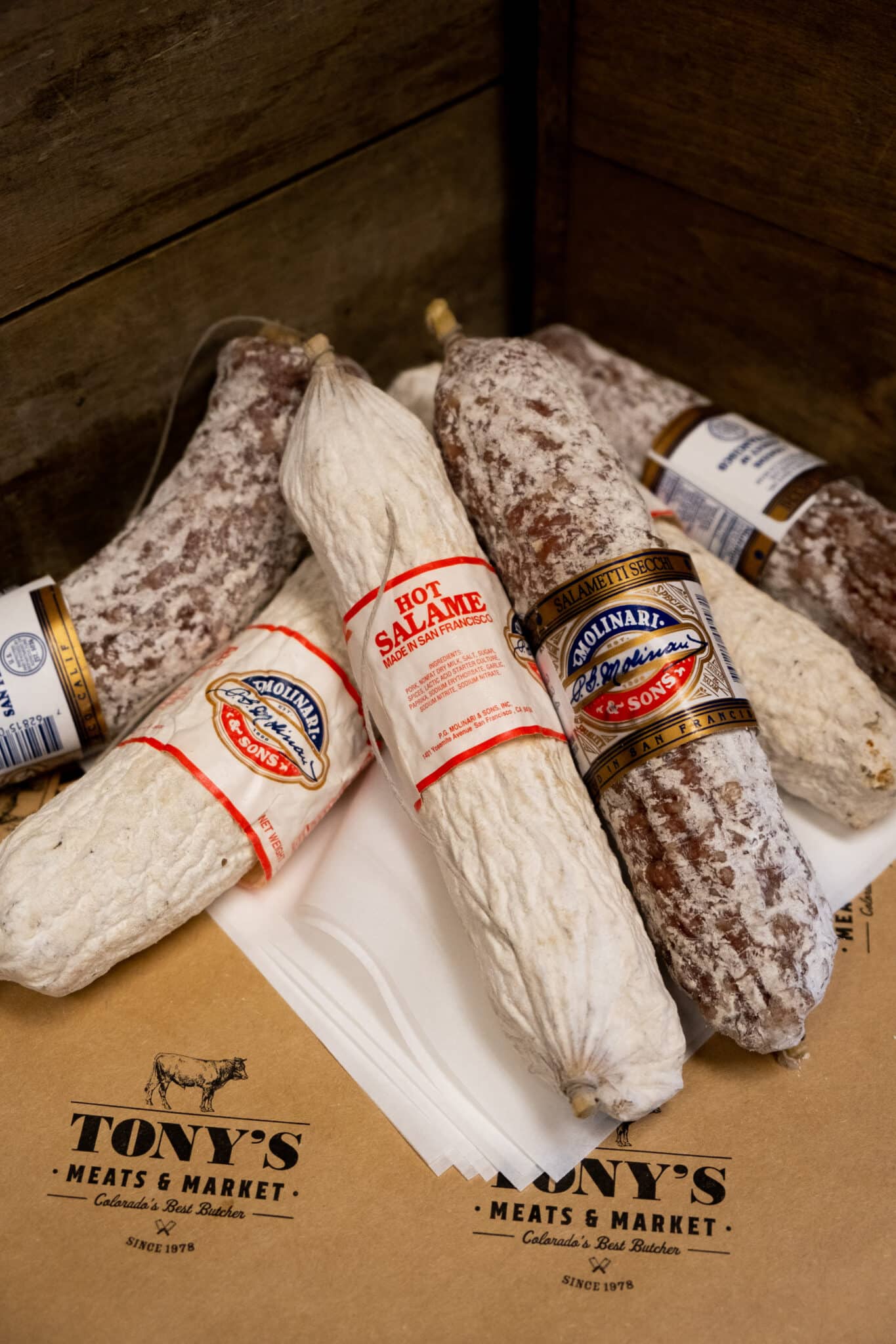 Molinari Salameti Secchi Tony's Meats & Market