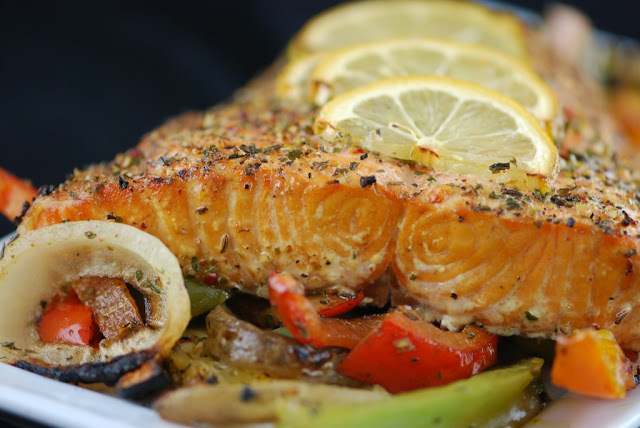 Cedar planked salmon and vegetables, the ultimate way to cook summer's finest!