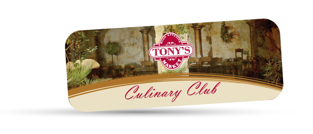 tonys culinary club