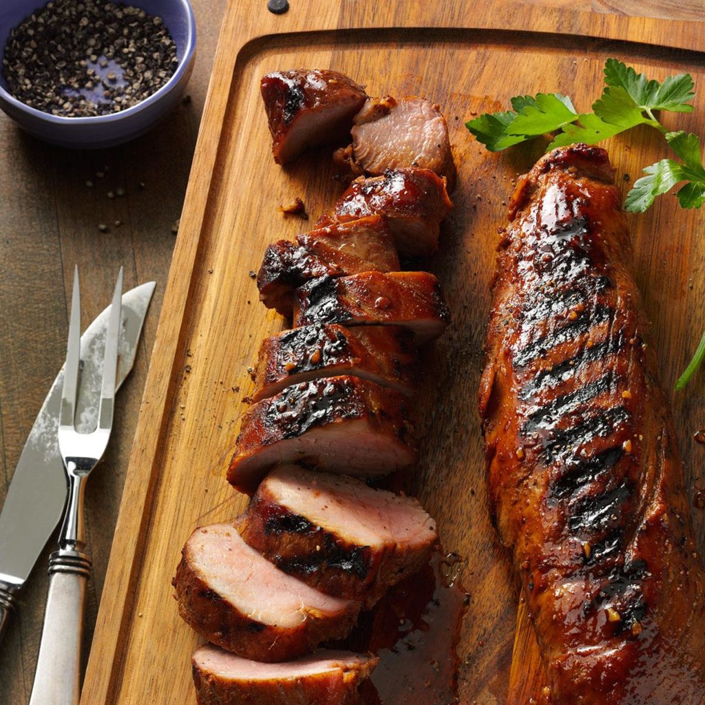 Maple Glazed Pork Tenderloin With Sweet Potatoes Tonys Meats And Market