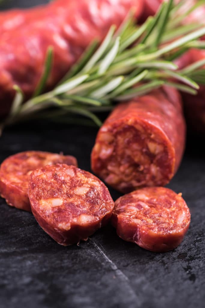 spanish chorizo food background - Tony’s Meats & Market