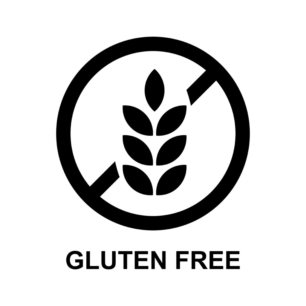 gluten free sign isolated vector - Tony's Meats & Market