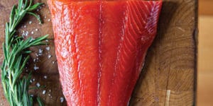 salmon product photo