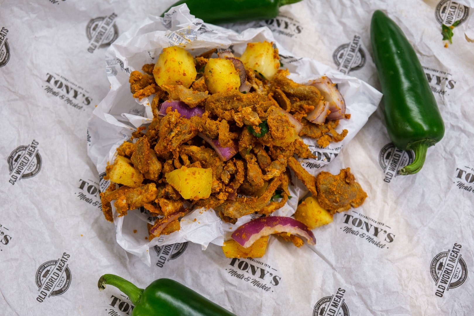 Tony's Pork Al Pastor Taco Meat - Tony's Meats & Market